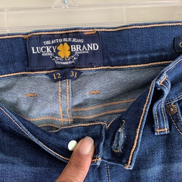 Lucky Brand blue jeans shorts size 12 - Picture 7 of 12